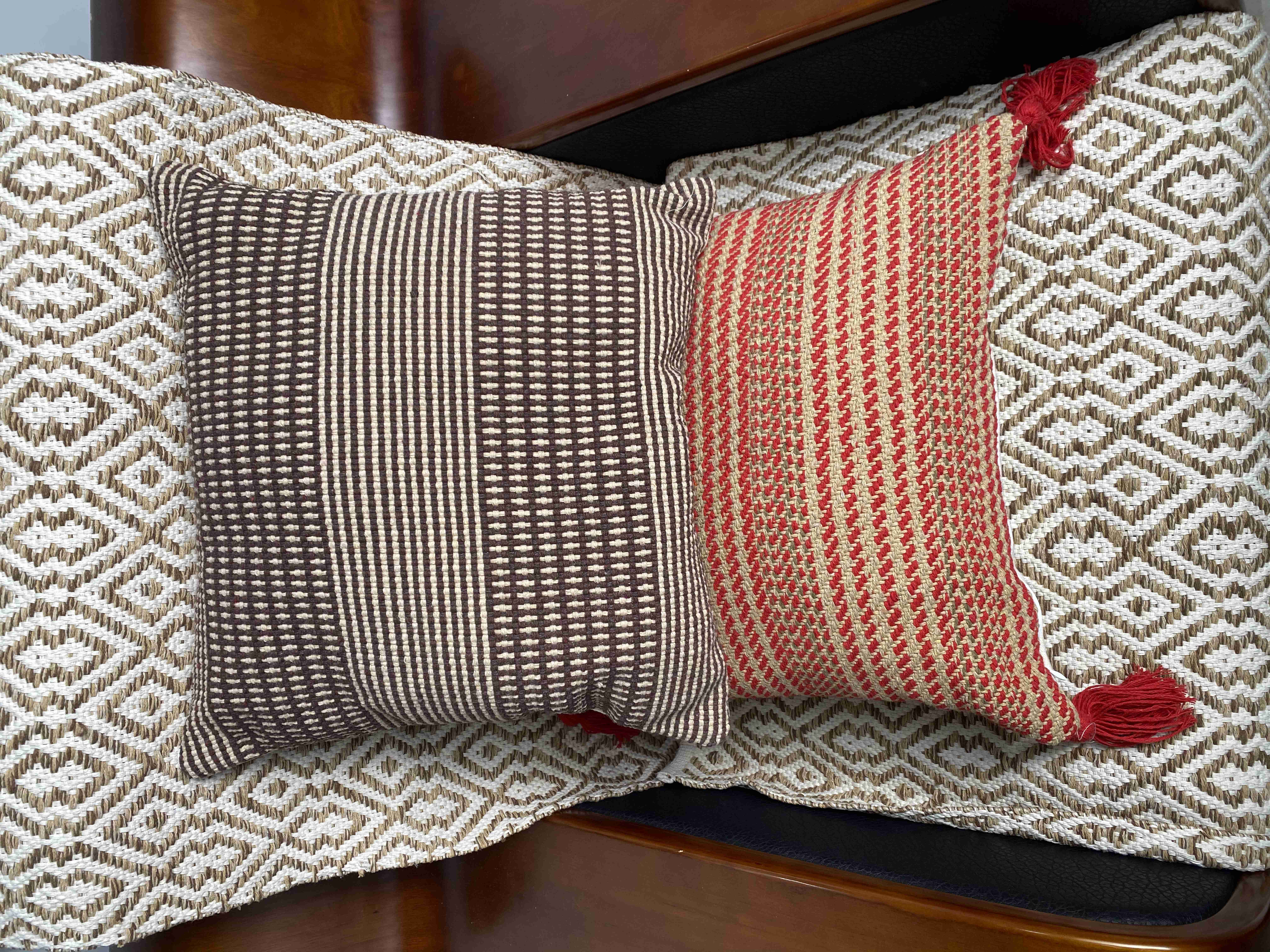 Natural Textured Fabric Cushion Covers Stylish Addition for Your Comfortable Living Space