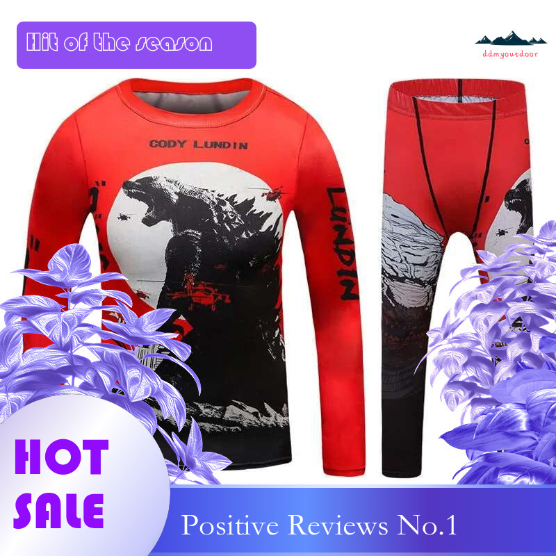 Ddmytiger China Domestic Kid S Gym MMA Bo Jerseys Baby Boys Compression Sport Set Suit Rashguard Kickbo Tight Trousers Children BJJ Sportsuit Ddmytige