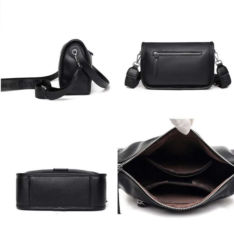 Soft Genuine Leather Crossbody Women 2023 New Handbag Female Casual Cowhide Shoulder Bag Designer Tote Bolsa Feminina