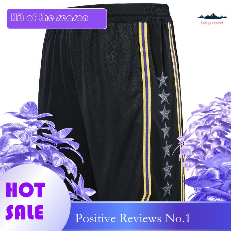 Ddmyoutdoor China Domestic Basketball Man Print Gym Outdoor Loose Breathable New Training Sweatpants Patchwork Fiess Practice Men Football Shorts