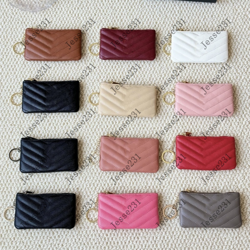 10A Top designer wallets bag Keychain Ring KEY POUCH coin purse Damier Genuine Leather Credit Card Holder women men small zipper purses Wallet with box and dust bag