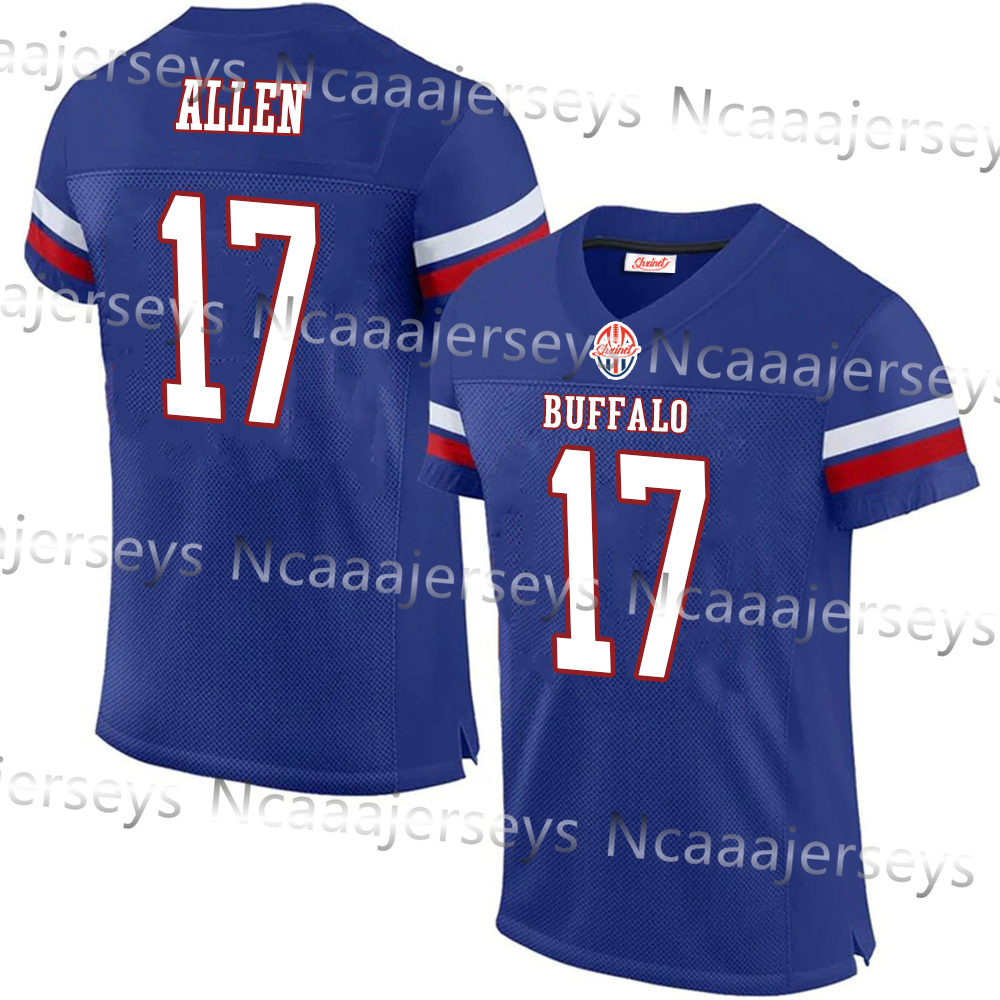 Blue/White Football Jerseys 0 Keon Dalton Kincaid Allen Damar Ham Dawson Knox Jim Kelly Jersey James Cook Khalil Shakir Terrel Bernar jersey for men/Y