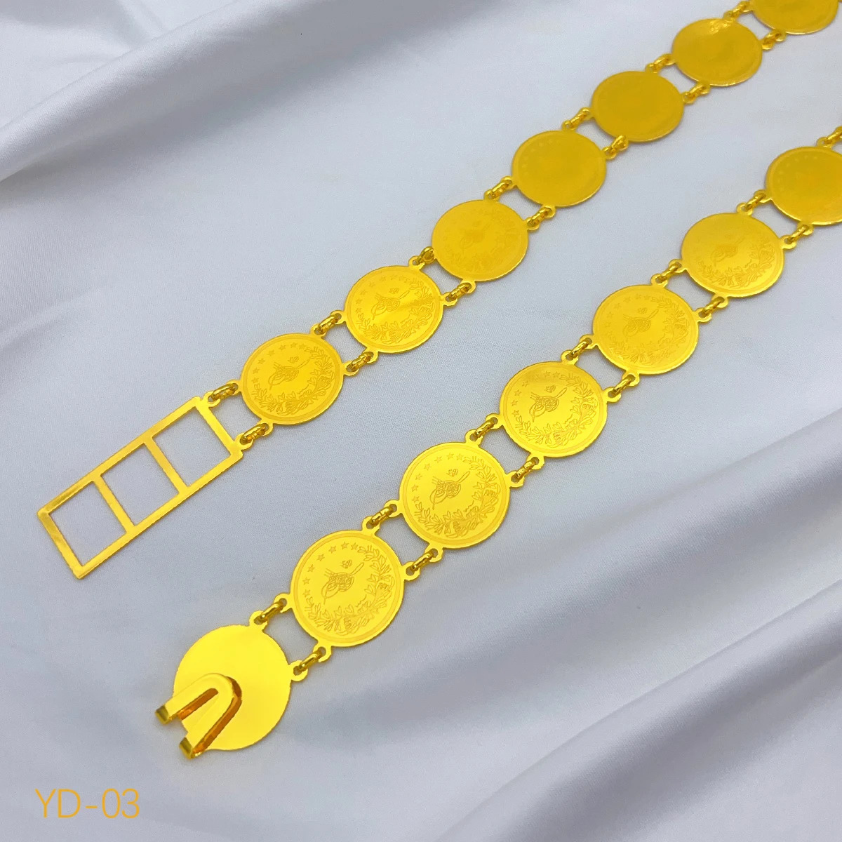 ANIID coin shape waist adjustable length bride with tassel Middle East womens body chain jewelry 250110