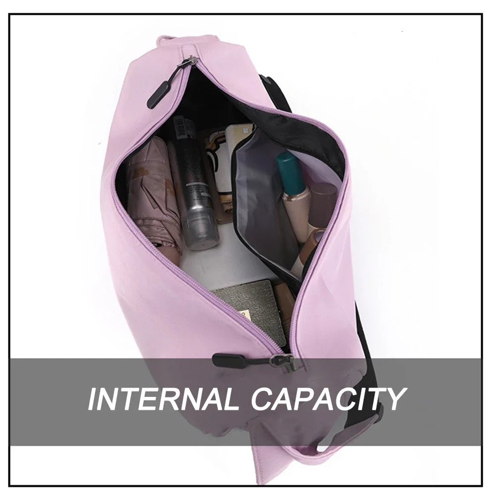 Solid Color Fitness Bag Large Capacity Training Wearresistant Zipper Adjustable Shoulder Strap for Outdoor Football 250114