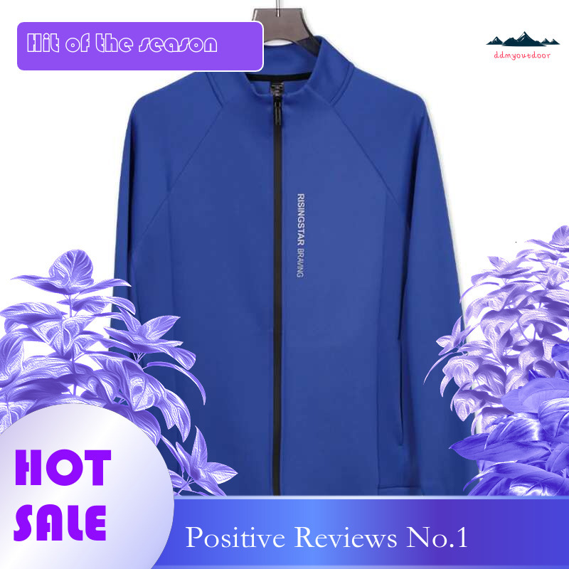 Ddmyoutdoor China Domestic Men Sport Coat Running Fashion Zip Stand Collar Casual Print Letter Cardigan Thick Gym Outdoor Training Football New Jacket