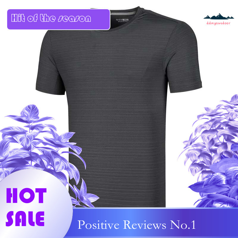 Ddmyoutdoor China Domestic Gym Sports Training Quick Breathable Workout Running Short Sleeves Teenager Outdoors Causal Jogging Solid Shirts