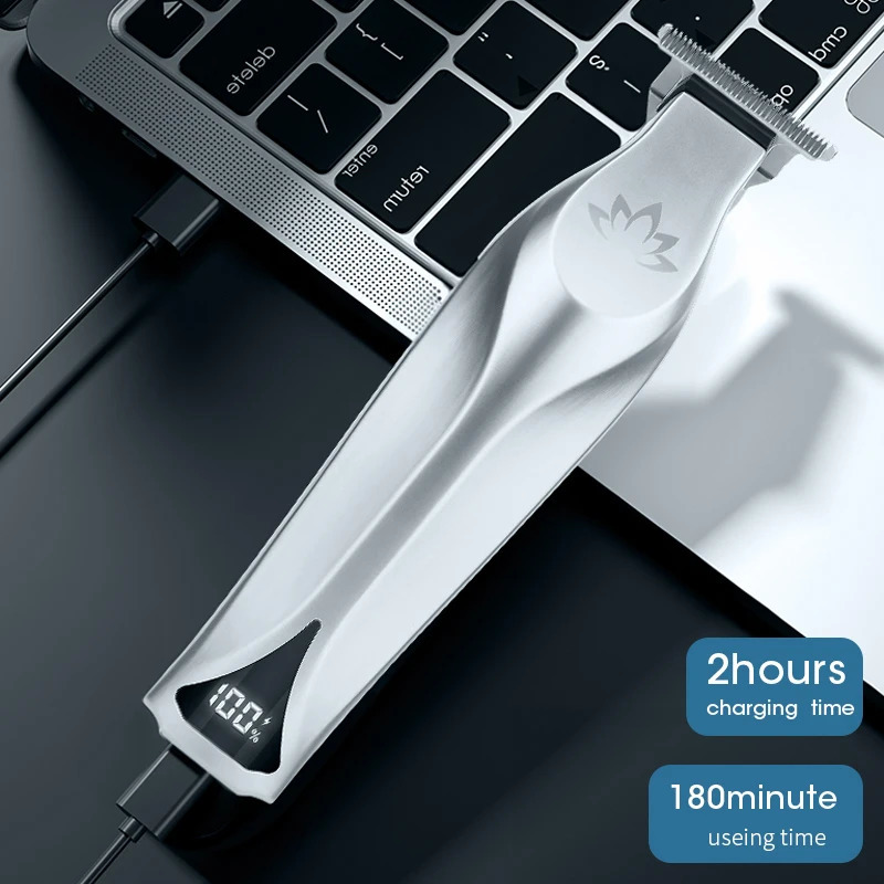 Mens professional engraving electric hair clipper oil head electric hair salon home high-power electric fader 250110