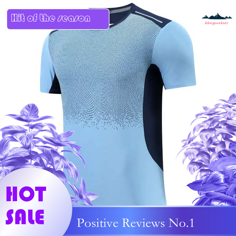 Ddmytiger Ddmytiger China Domestic Print Sport Running Quick Dry Breathable Training Fashion Short Sleeves Patchwork Outdoor Workout Summer Gym Shirts