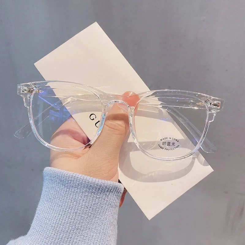 Classic Transparent Computer Glasses Frame Women Men Anti Blue Light Blocking Glasses Optical Eyeglasses Lenses Oculos Female 250103