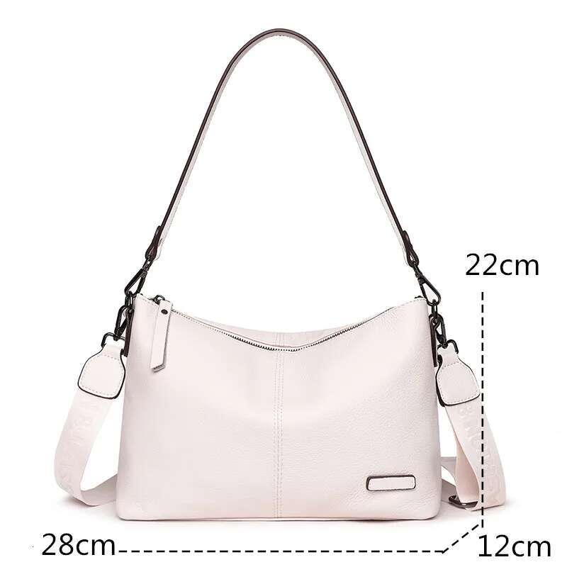 Soft Genuine Leather Crossbody Women 2023 New Handbag Female Casual Cowhide Shoulder Bag Designer Tote Bolsa Feminina