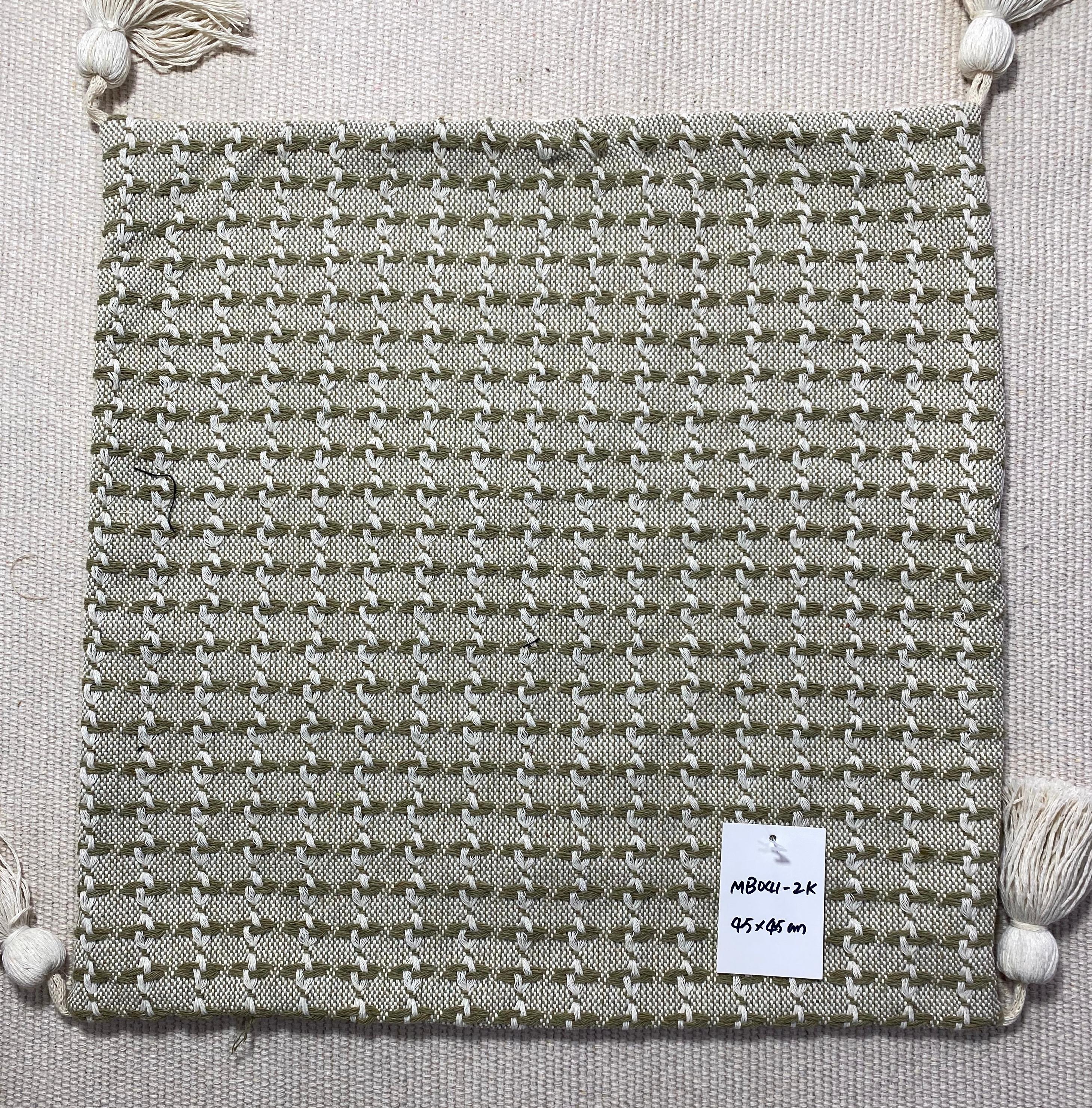 Handwoven Elegant Fabric Cushions - Breathable & Durable for Living Room Decor