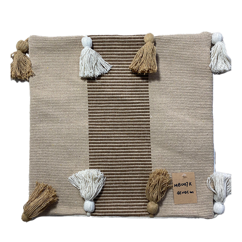 Breathable Handwoven Elegant Fabric Cushions for Living Room Comfort