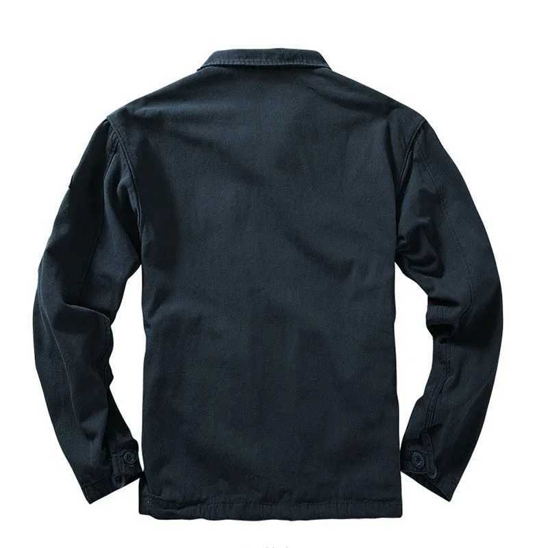 Tactics Jackets Mens Vintage Military Outerwear Multilayer Washed Military Uniform Jacket American Tank Coat Male W250116