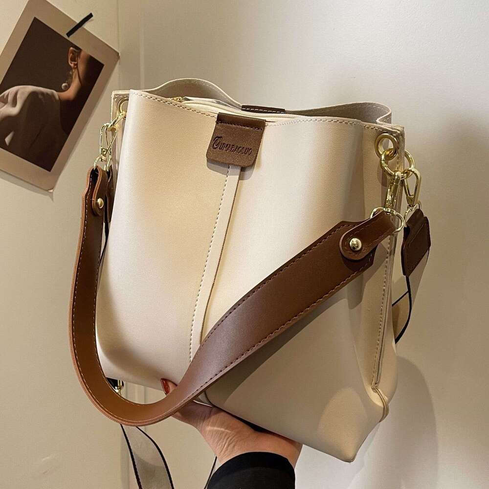 Large Capacity Tote Bag Bucket for women Crossbody Bag PU Leather Tote Purses Handbags Medium Top Handle Satchel Shoulder Bag Large Underarm Casual Co