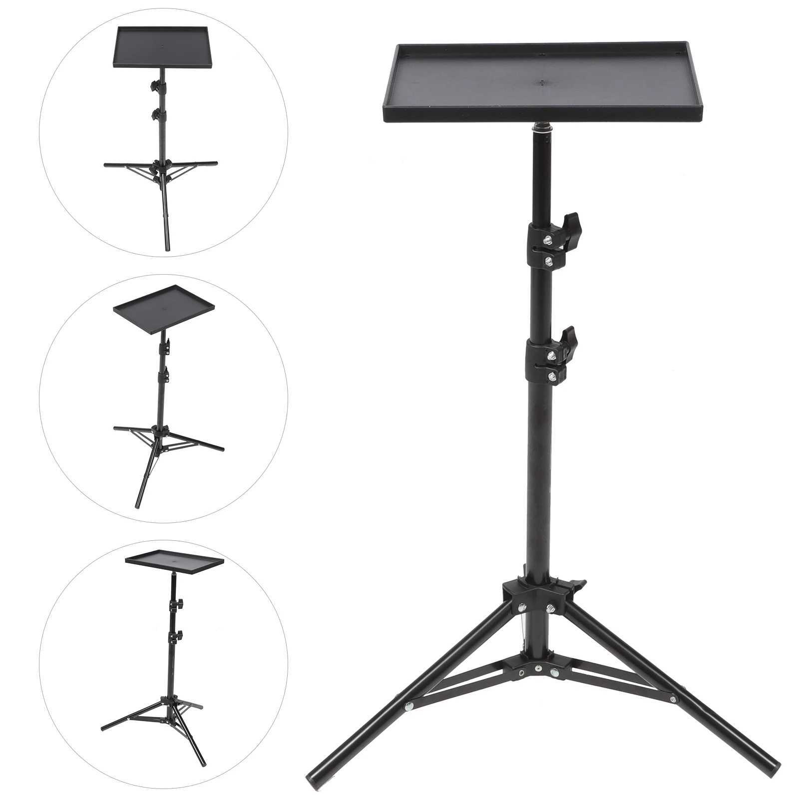 Universal Projector Tripod Stand Adjustable Height Tabletop Floor Projector Stand Bracket Camera Laptop Platform Holder Z250116