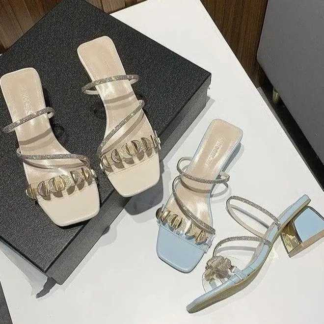 High Heel Sandals Summer Women Fi Rhine Ladies Sensual Sandals Female Leather Sandals Plus Size 34-40XJ250407