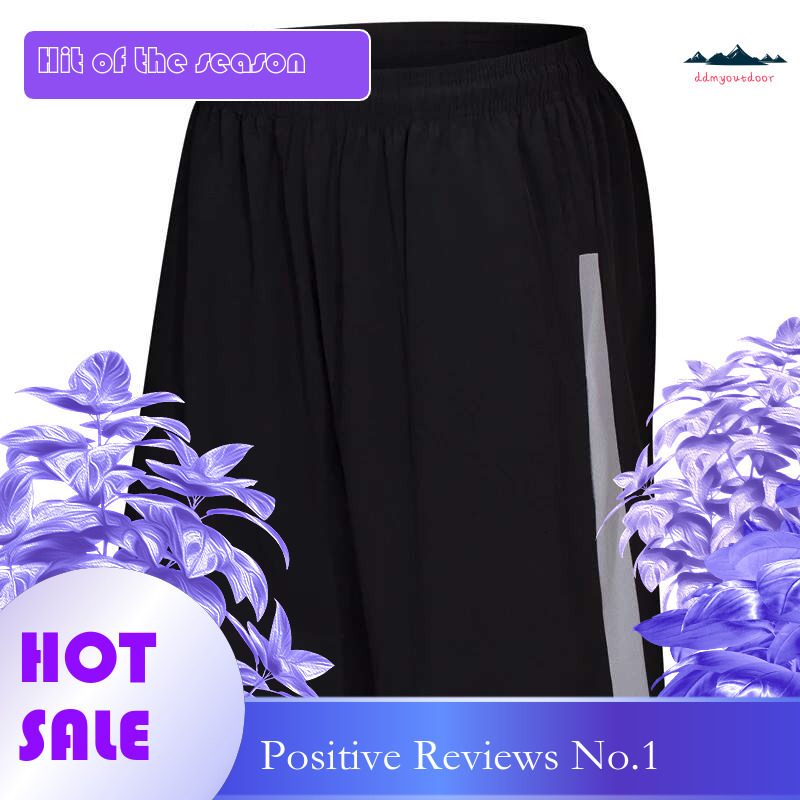 Ddmyoutdoor China Domestic Men Joggers Fiess Bodybuilding Casual Workout Football Basketball Short Reflective Strip Man Knee Length Shorts