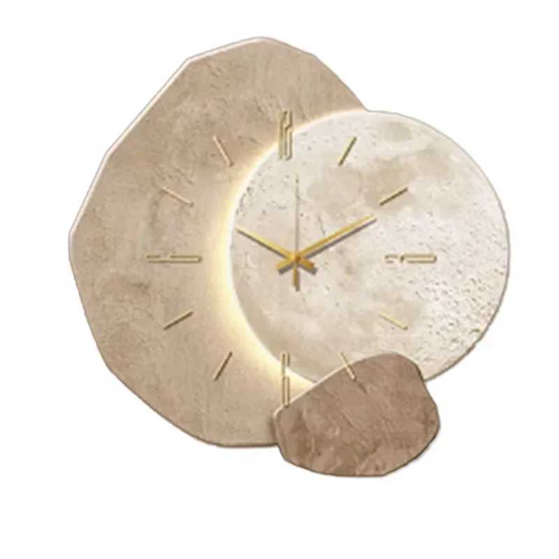 Wall Clocks Retro Wall Clock Beautiful Household Vintage Wall Clocks Living Room Without Lamp Reloj Digital De Pared Wall Decoration Art H250116