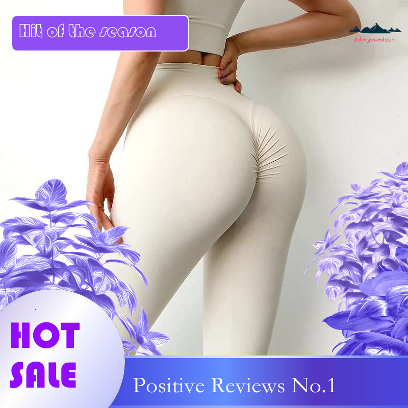 Ddmyoutdoor China Domestic Women Sport Fiess High Waist Elastic Sexy Solid Yoga Pants Training Running Gym Quick Dry Breathable Leggings Female