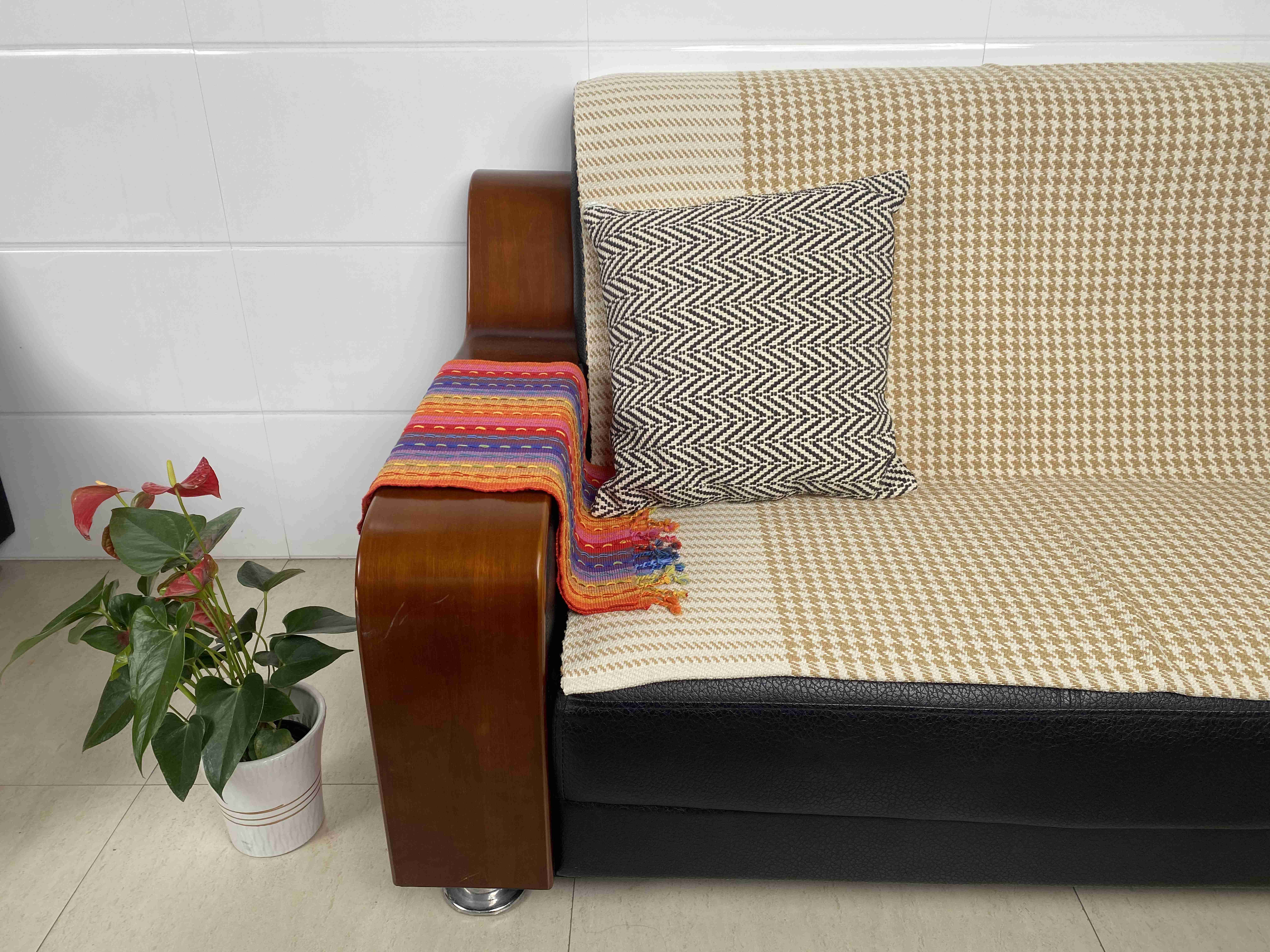 Natural Textured Living Room Accent Cushions - Stylish and Long-Lasting Design