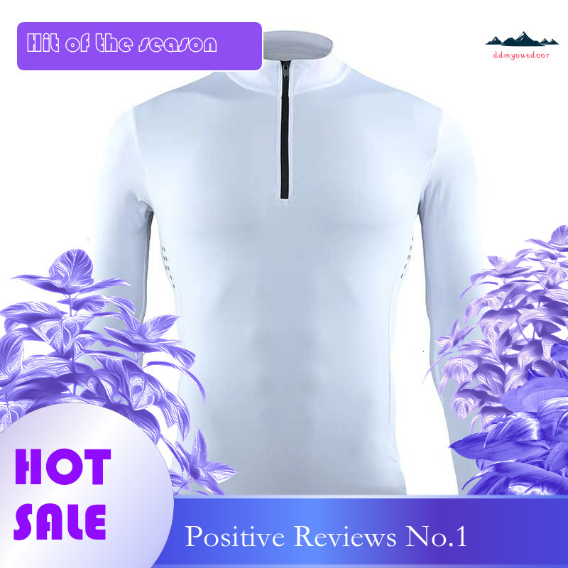 Ddmyoutdoor China Domestic Mens Long Sleeve Running Autumn Bodybuilding Gym Top Workout Quick Drying Compression Jerseys Print Man Sports Jogging Shir