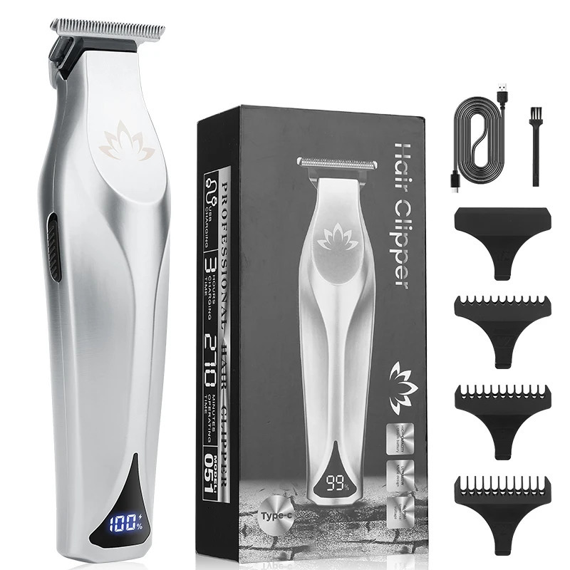 Mens professional engraving electric hair clipper oil head electric hair salon home high-power electric fader 250110
