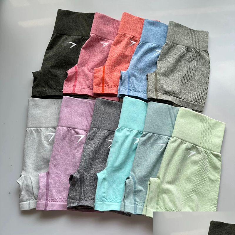 2025--Outfit Sets 2 Piece Set Tshirt Shorts Womens Seamless Women Leggings Belly Control High Waist Sweatpants Fashion Ladies Running