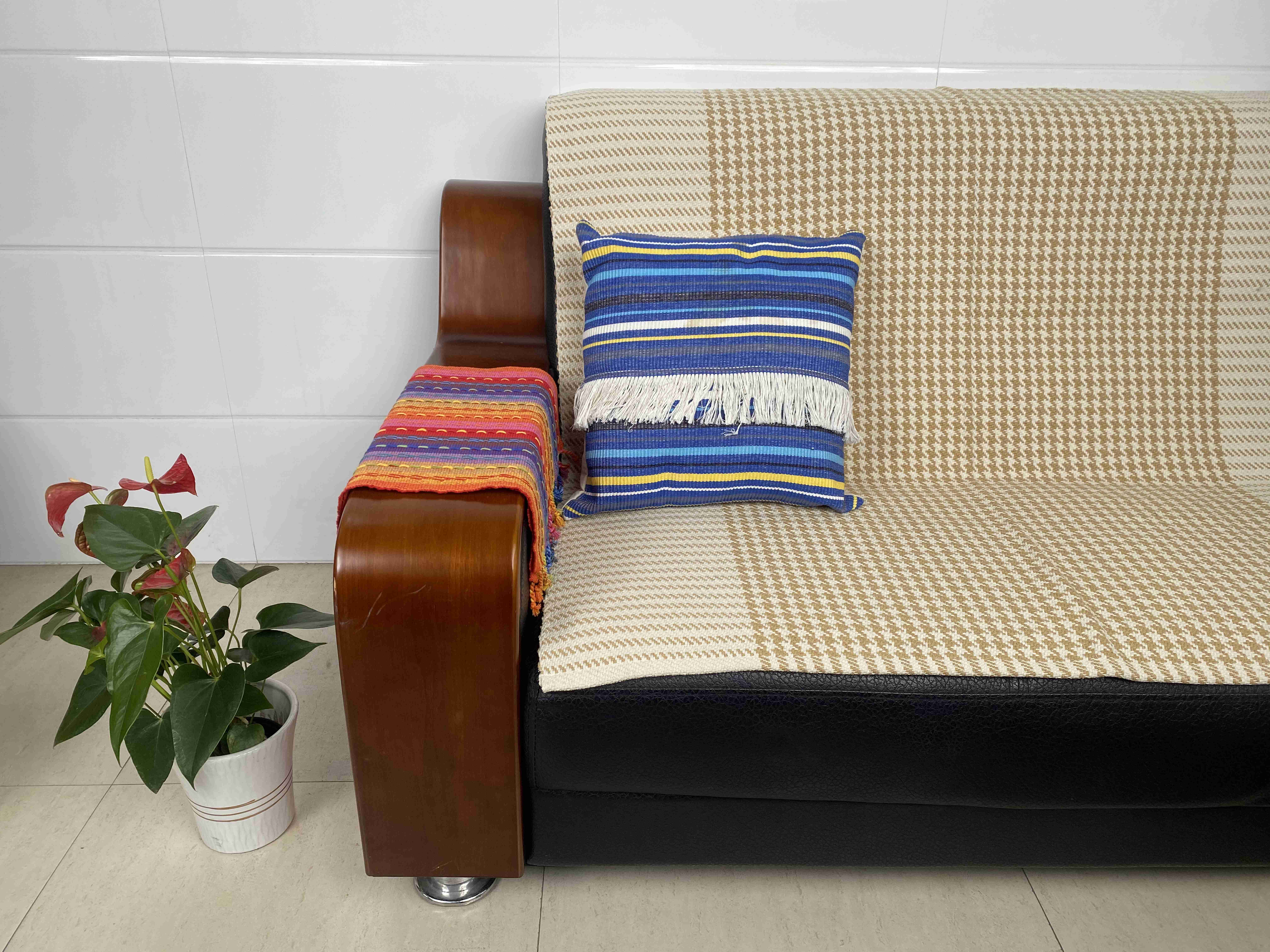 Living Room Essentials Stylish Versatile Fabric Cushions with Natural Textures
