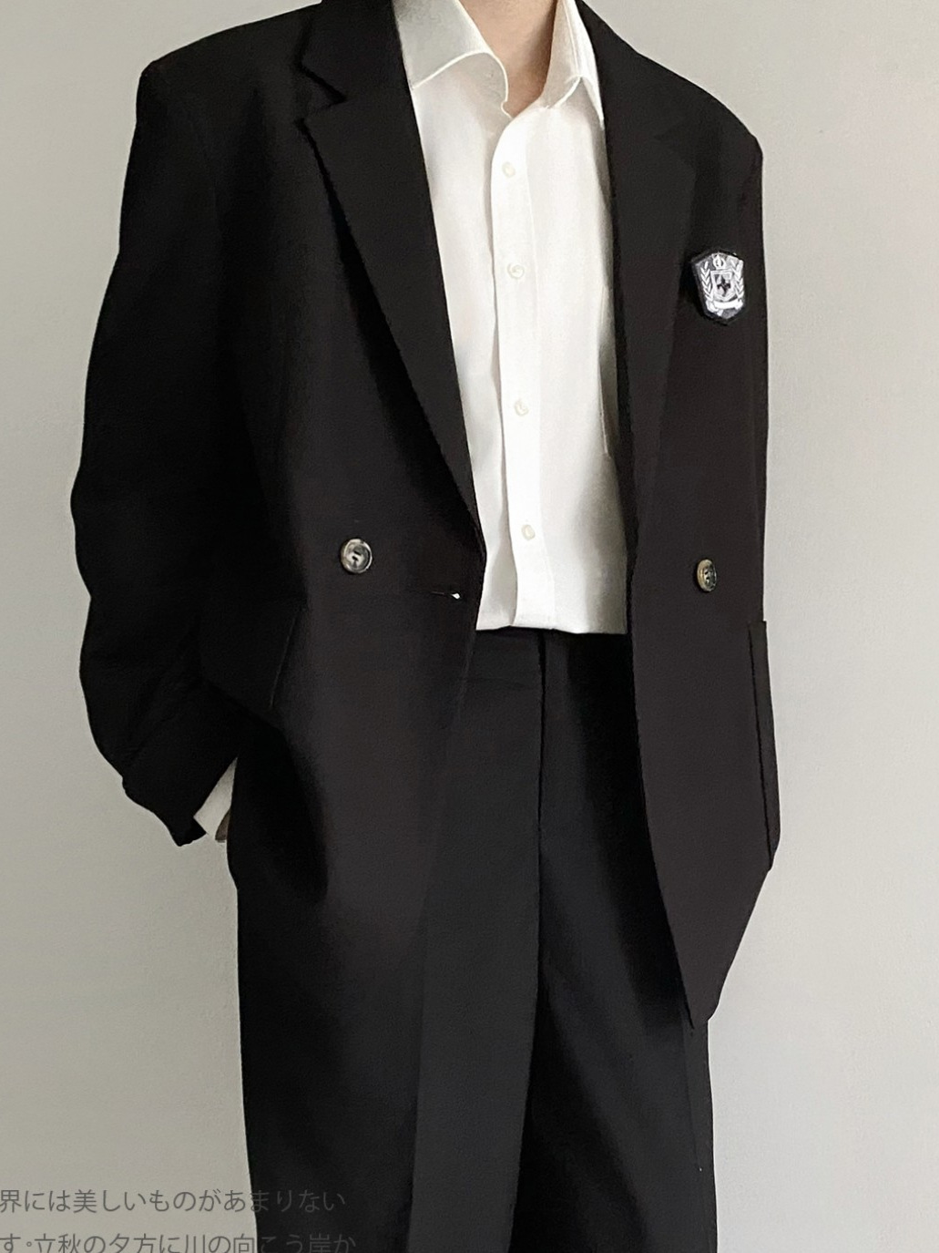 K1152 Modern High School Outfit Comfortable and Trendy Student Dress Code