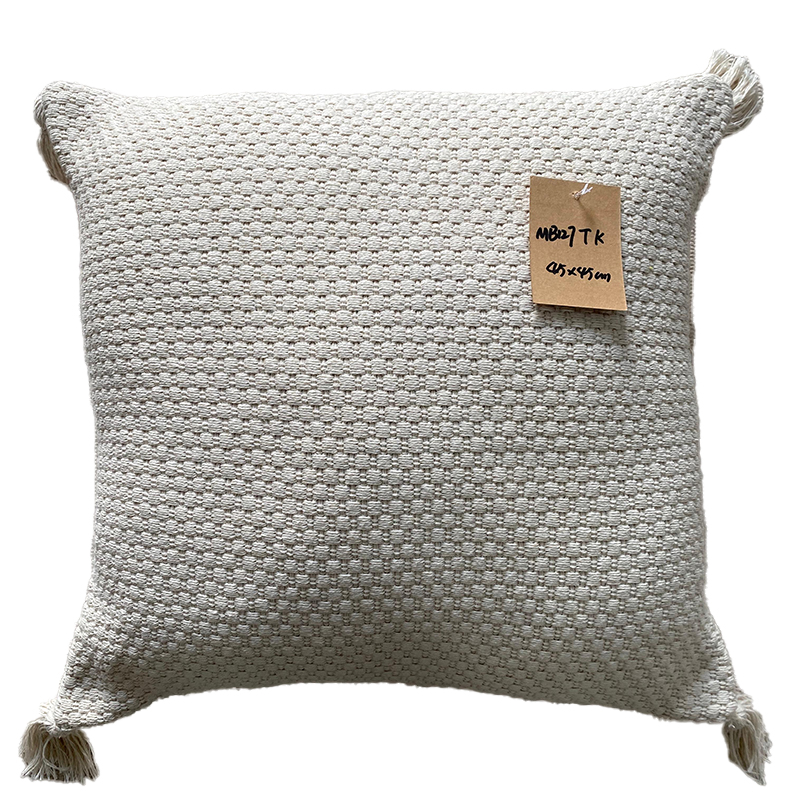 Living Room Essentials Luxury Handwoven Fabric Cushions with a Unique Textured Finish
