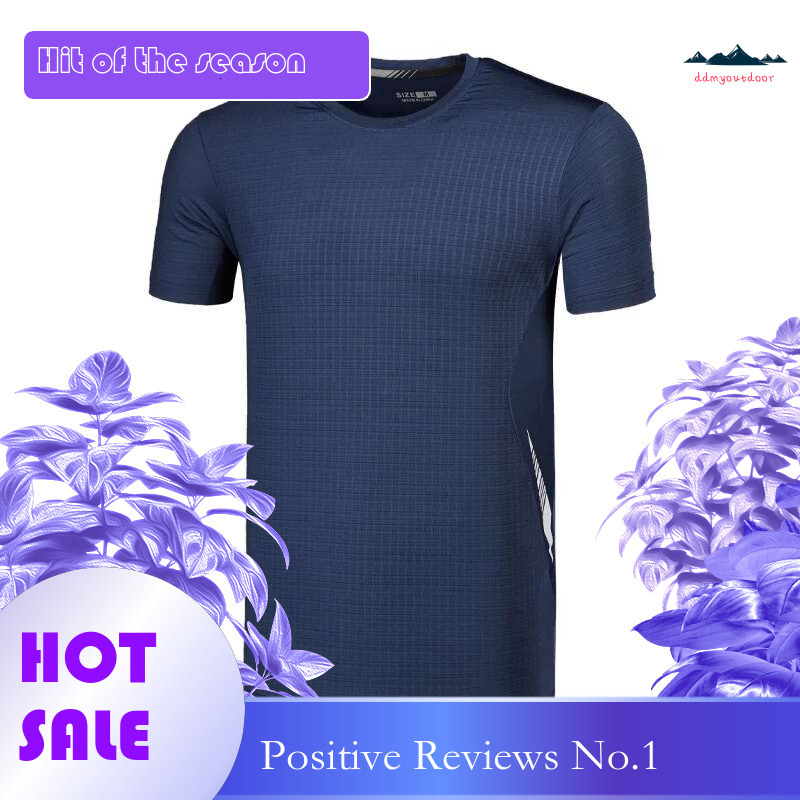 Ddmyoutdoor China Domestic Short Sport T Shirt Gym Running Jogging Exercise Training Clothing Reflective Breathable Quick Dry Bodybuilding Tshirt