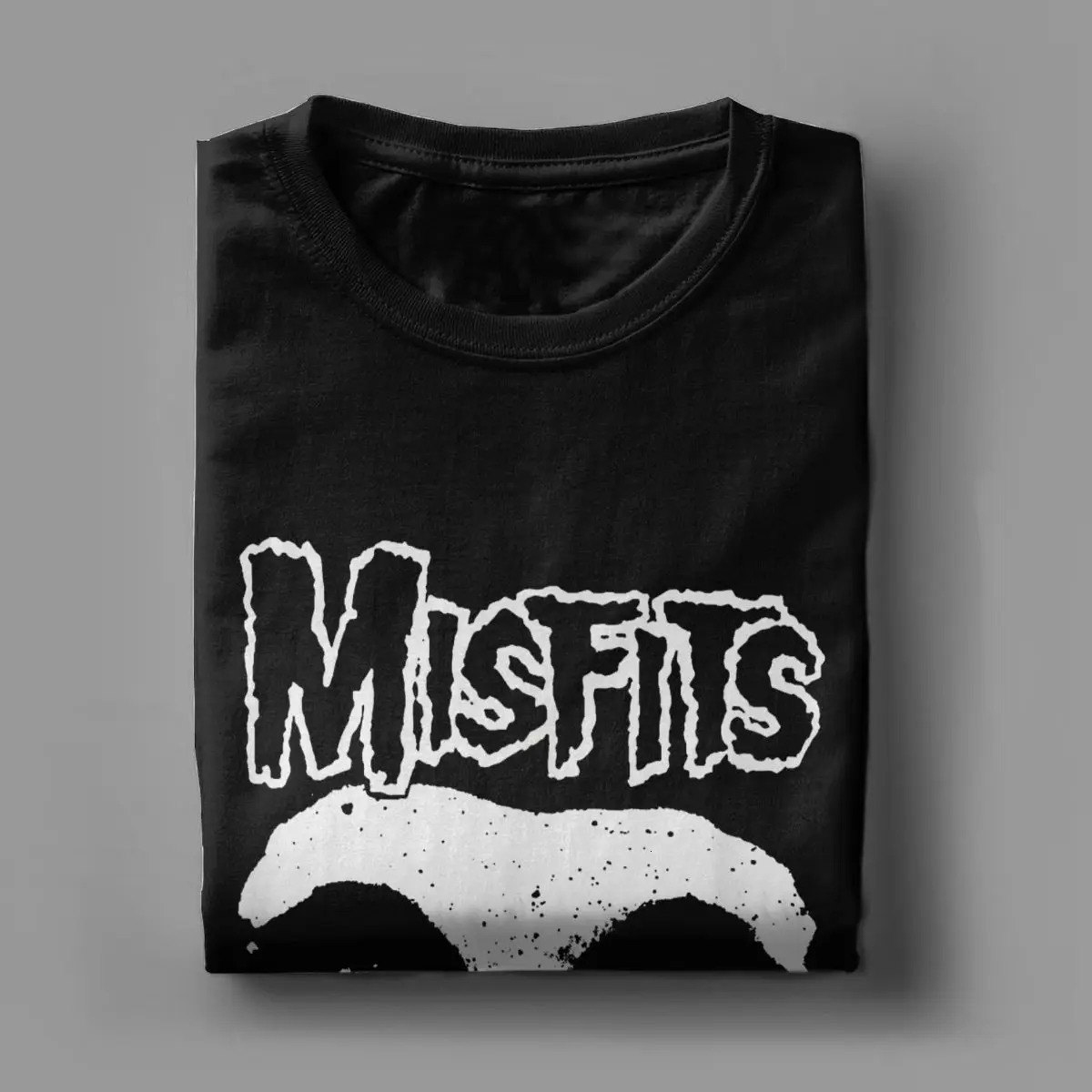 Misfits Skull Gothic Harajuku Mens T Shirt Hip Hop Punk Skull Y2K Vintage Tee Shirt Short Sleeve Round Neck T-Shirts Cotton 250115