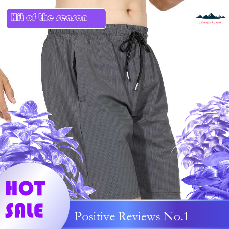 Ddmyoutdoor China Domestic Exercise Mens Casual Running Jogging Workout Nylon Bottoms Pocket Zip Training Quick Drying Breathable Sport Shorts