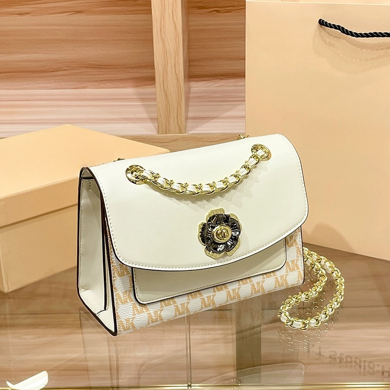 New Designer Square Bag Genuine Leather Flower Bag High-quality Leather Bag Women's Crossbody Bag Casual Bag