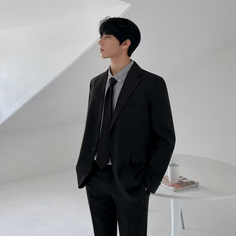 L121Premium Men's Slim Fit Suit Coat Versatile and Sophisticated Style