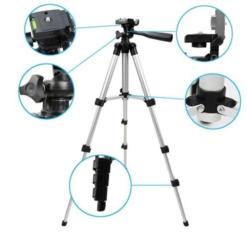 1M Laser Level Tripod with diagonal 5/8 Adapter Adjustable Height Thicken Aluminum Tripod Stand For Self leveling Tripod Z250116