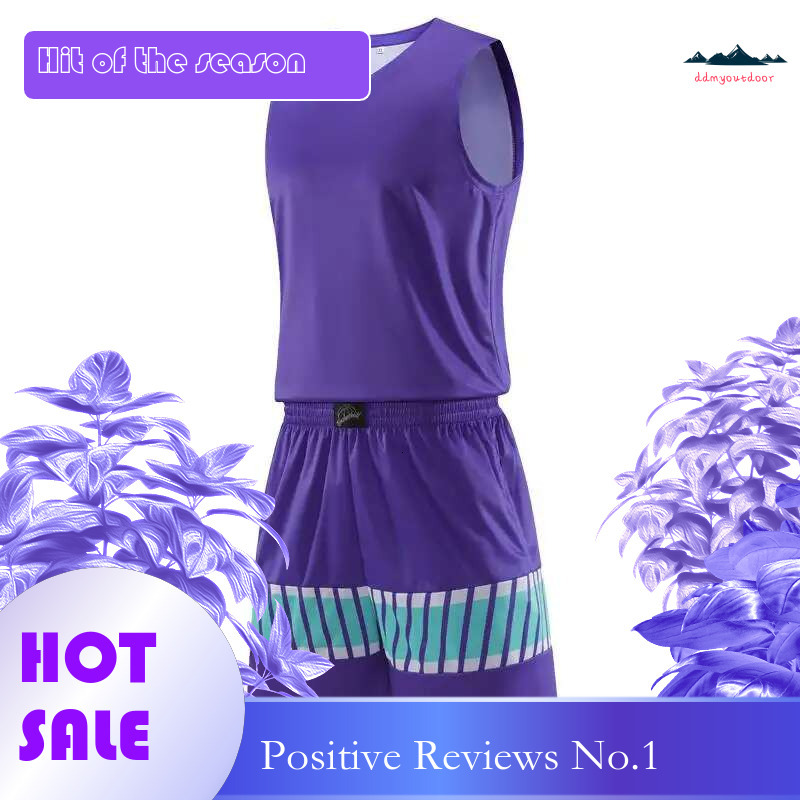 Ddmyoutdoor China Domestic Customizable Men Jersey Sets Team Sport Breathable Basketball Sleeveless Short Suit Patchwork Outdoor Gym Running Summer Cl