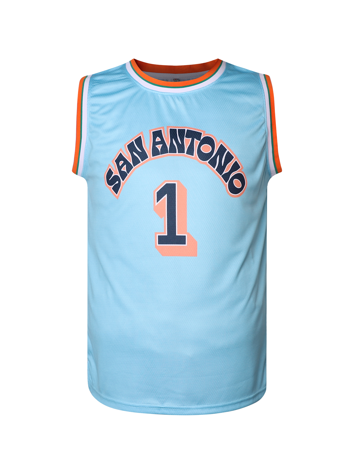 Mens #1 Wembanyama Basketball Jersey Breathable & Stretchy Sleeveless Sports Uniform for Training, Competition & Parties S-XXXL
