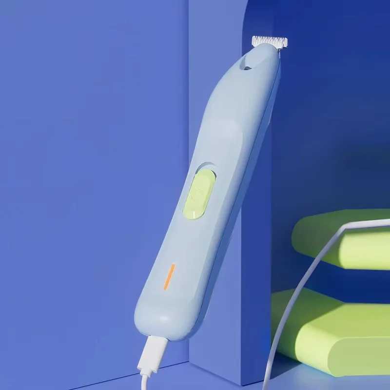 Cat Grooming Tools Pet electric clipper with LED light foot hair trimmer professional dog and cat care products Usb rechargeable shaver H250113