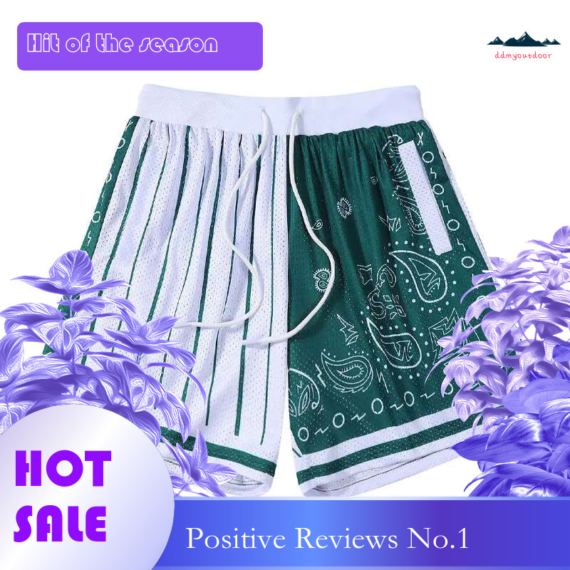 Ddmyoutdoor China Domestic Men Shorts New Print Basketball Joggers Sweatpants Casual Fast Drying Traning Workout Zip Pocket Summer Mesh Three Short