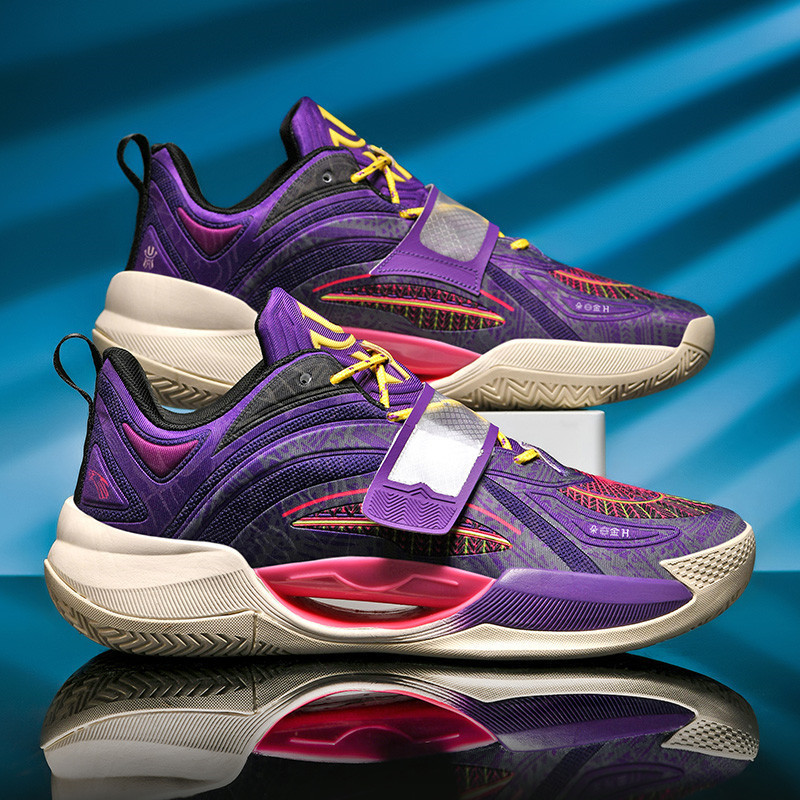 High quality basketball shoes 2025 new Men's and women's mesh surface breathable wear training shoes Rubber soft soled student outdoor sport