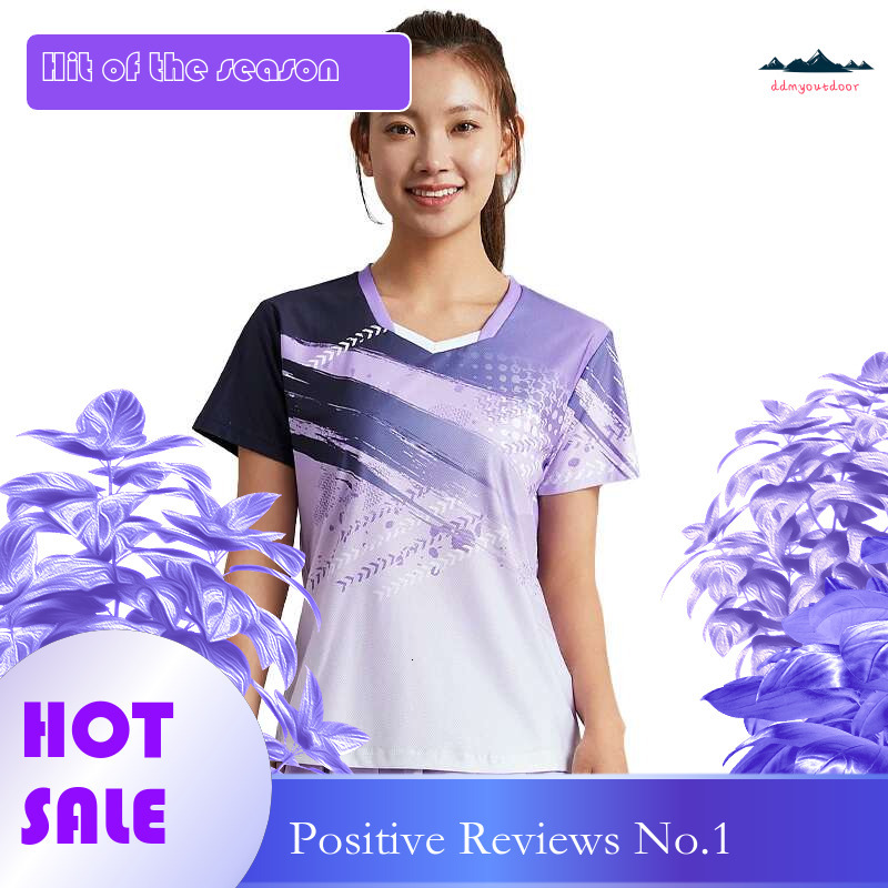 Ddmytiger Ddmytiger China Domestic Badminton Jerseys Uniforms Pingpong Women Short Sleeve Tennis Sportswear Team Compeon Training Slim Sports Fiess Ts