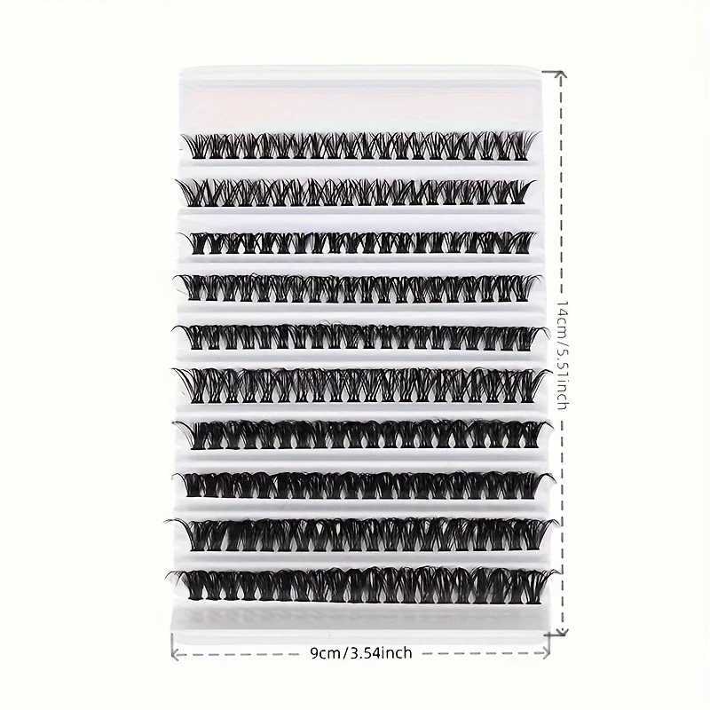 Lash Clusters D Curl Individual Lashes Extensions 8-16mm Clusters Eyelashes Extensions DIY Wispy Individual Cluster Eye LashesXJ250116