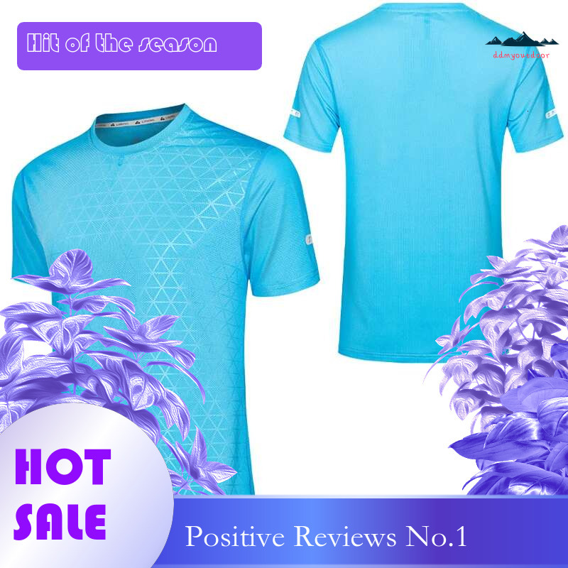 Ddmyoutdoor China Domestic Gym Men Trainning Run Football Jerseys Workout Causal D Print Quick Drying Tee Compression Summer New Fashion T Shirts