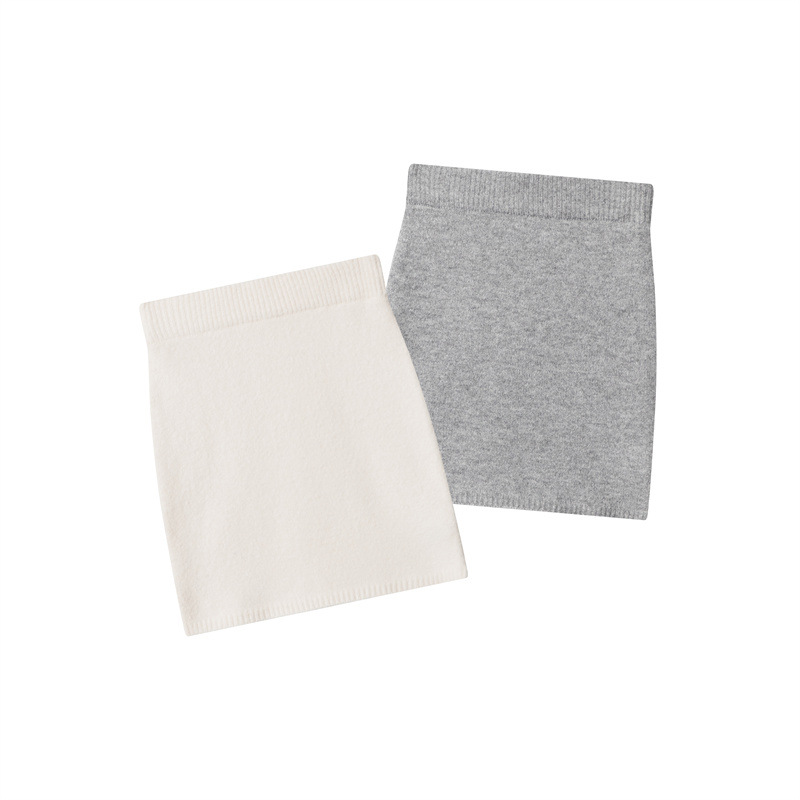 X790 Autumn and Winter 2024 New High Waist Slim Short Skirt Female Hot Girl Belt Design Niche All-match Knit Skirt