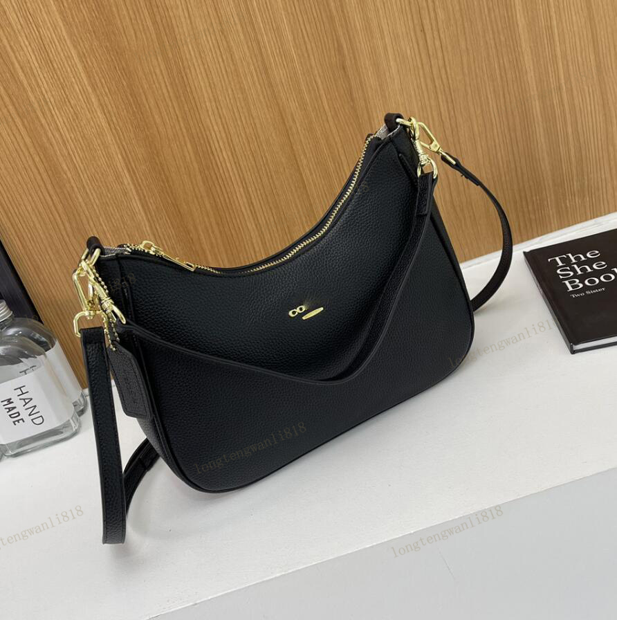 Designer Underarm Small Handbags Women Shoulder Bag Soft Teri Hobo Half-moon Ladies Baguette Chain Strap Croissant Bags Pink Purse Evening Bags CUG2408195