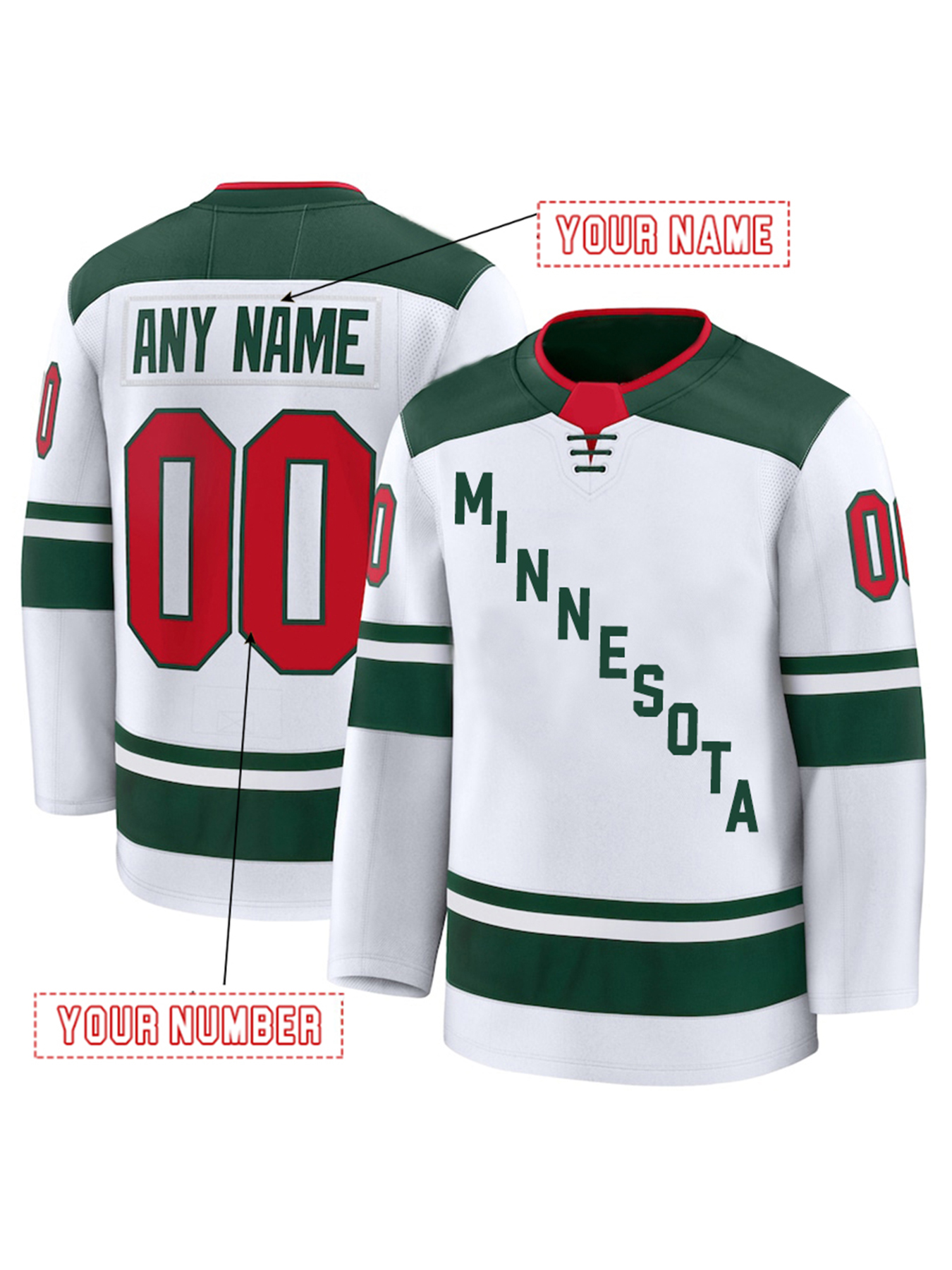 Bedard Custom Mens/Youth Ice Hockey Jeresys Kaprizov Fleury Faber Boldy Eriksson Ek 2025 Winter Classic Red Jersey