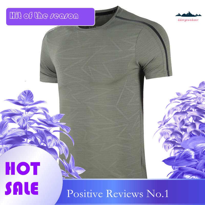 Ddmyoutdoor China Domestic Jogging Short Sleeve Running Training Exercise Fashion Ultralight Breathable Workout Tee Men Quick Dry Gym Print Shirts