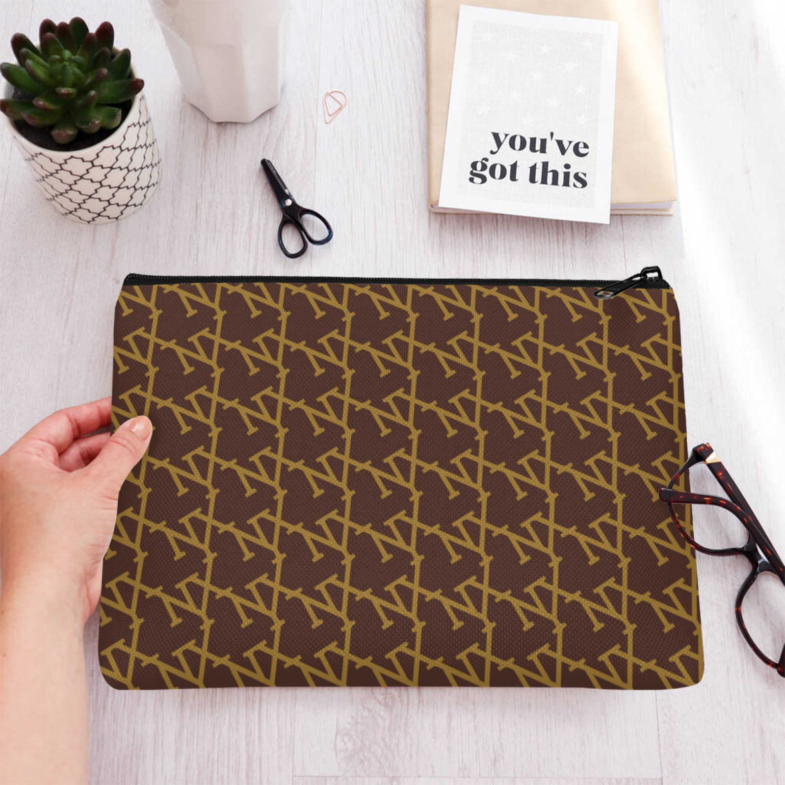 NXY Women Travel Cosmetic Bag Canvas Portable Zipper Box Makeup Bags Female Purses Pencil Case Toiletries Storage Wash Bag 250106