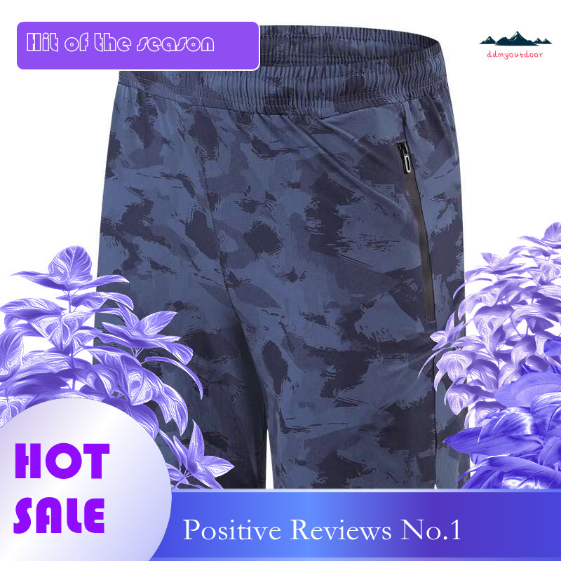 Ddmyoutdoor China Domestic Men Camouflage Running Gym Mesh Breathable Training Workout Casual Bottom Zip Pocket Exercise Quick Drying Shorts